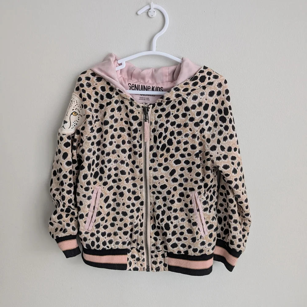 Genuine Kids Leopard Print Jacket - Picture 1 of 2
